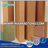 Honey comb evaporative cooling pad for cooler poultry farm and greenhouse