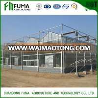 commercial galvanized steel truss glass greenhouse for sale